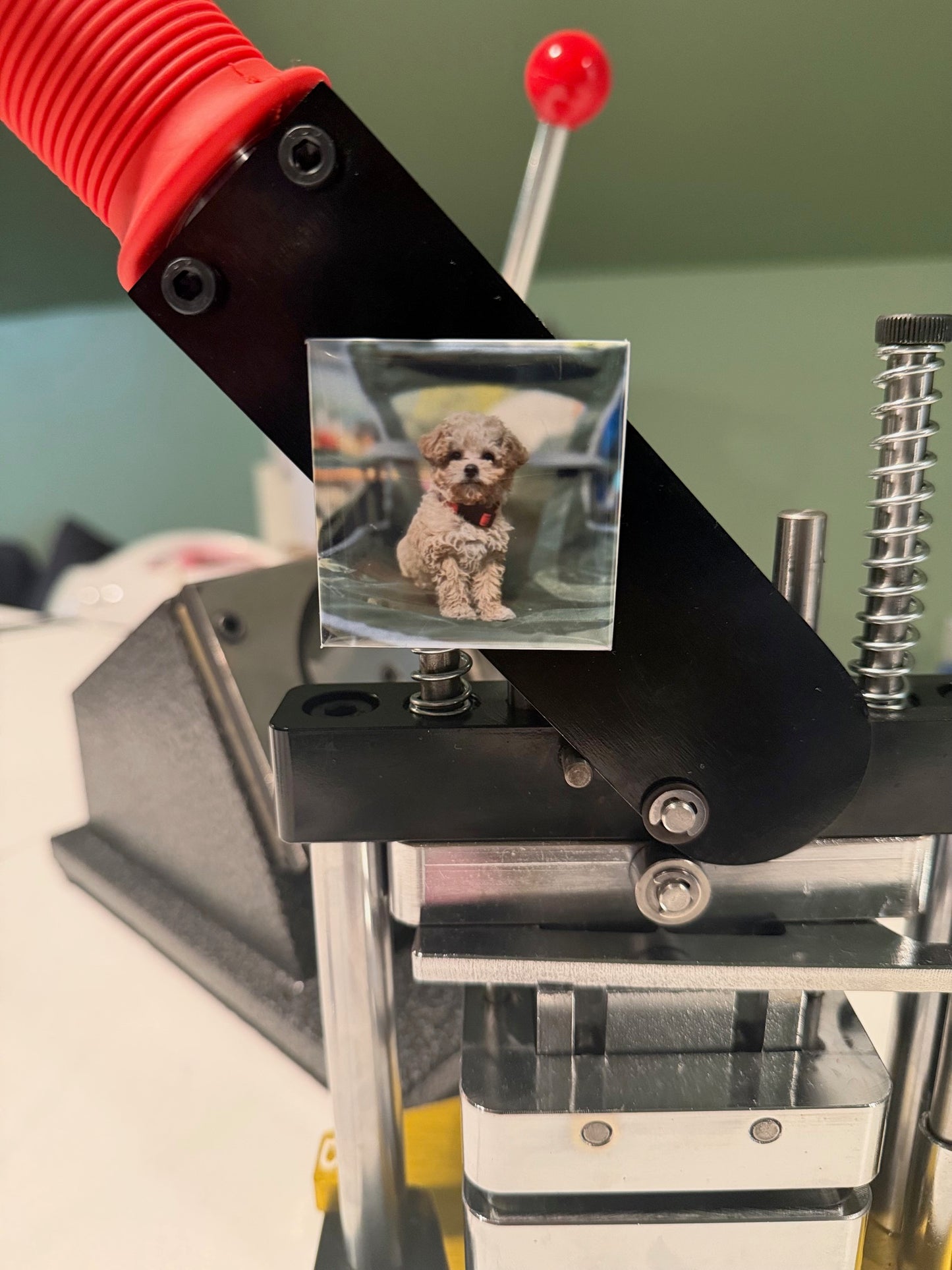 Custom Square Fridge Photo Magnet